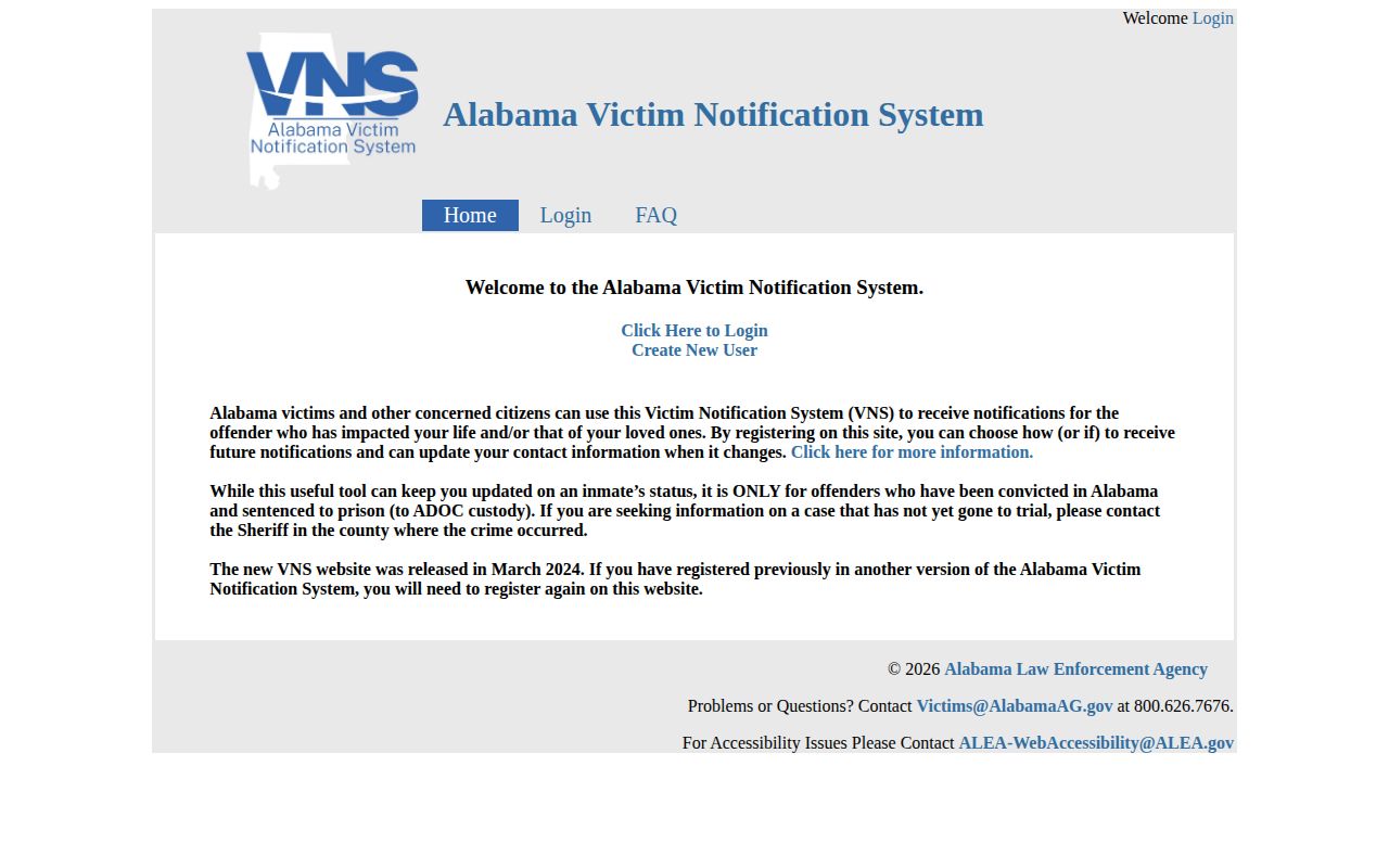 Covington County 72 hour release Alabama VNS fallback